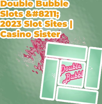 Double bubble slot