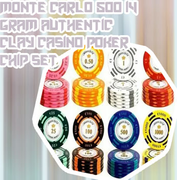 Monte carlo poker chips