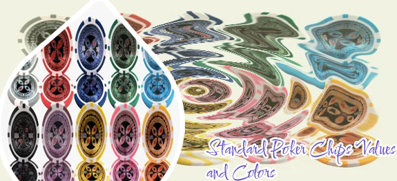 Poker chip denominations
