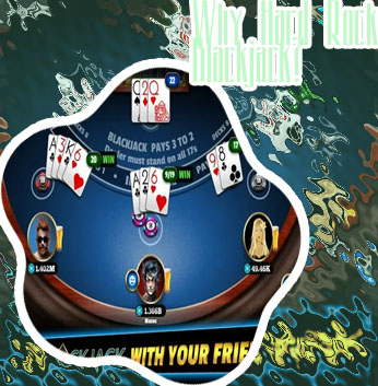 Virtual blackjack with friends
